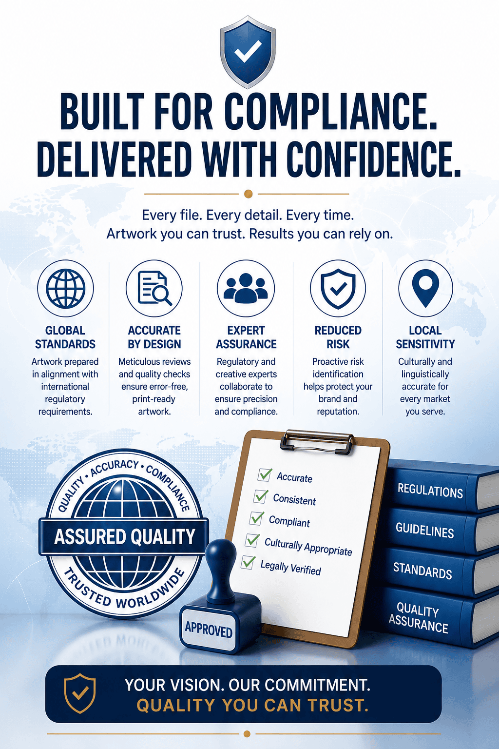 Regulatory Compliance and Artwork Development
